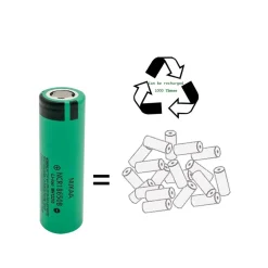 2 BATTERIE PILE BATTERIA RICARICABILE IONI DI LITIO 8800mAh 3.7V TORCE LED