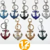 12 BOMBONIERE ANCORA COLORATA MARE 18 ANNI COMPLEANNO GLITTER PORTACHIAVI CHIAVE