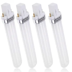 4 BULBI DA 9 WATT PER LAMPADE UV GEL RICOSTRUZIONE UNGHIE SEMIPERMANENTE LAMPADA