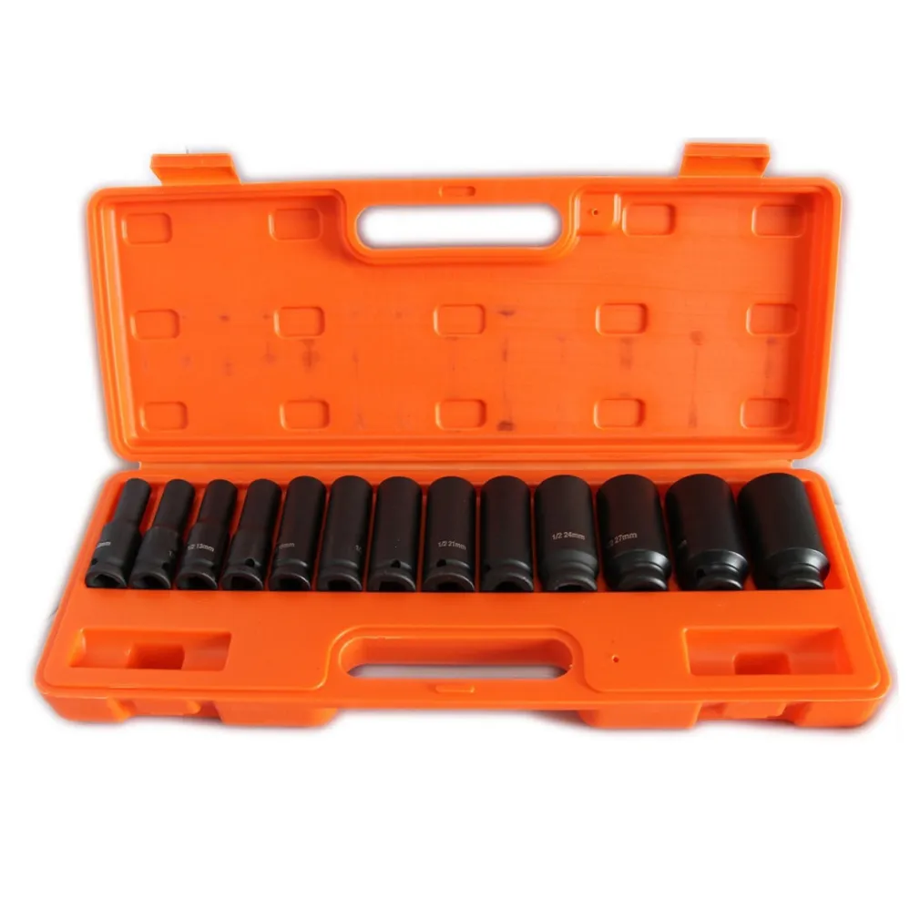 15 BUSSOLE PER PISTOLA AVVITATORE PNEUMATICA ESAGONALI ATTACCO 1/2" DA 10-32 mm