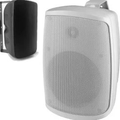 2 CASSA DIFFUSORE ALTOPARLANTE DA ESTERNO A PARETE 2 VIE 40W PER FILODIFFUSIONE