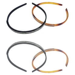 4 CERCHIETTO FRONTINO CAPELLI FERMACAPELLI ACCESSORI BRILLANTINI ACCONCIATURA