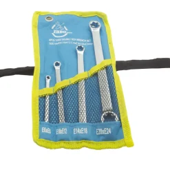 4 CHIAVI DOPPIA TESTA TORX FEMMINA E6xE8 - E10xE12 - E14xE18 - E20xE24