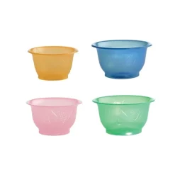 6 COPPE COPPETTE DA GELATO 130CC FRUTTA MACEDONIA IN PLASTICA RIGIDA