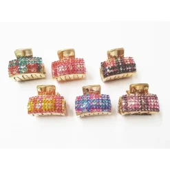 4 FERMAGLIO FERMAGLI MOLLETTA FERMA CAPELLI PARRUCCHIERE FORCINE FERMACAPELLI