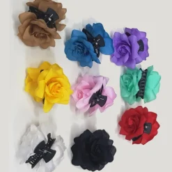 3 FERMAGLIO FERMAGLI PINZA FIORE PICCOLI MOLLETTA FERMA CAPELLI FERMACAPELLI