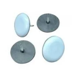 4 GOMMINI CON PUNTA PER PROTEZIONE PAVIMENTI GAMBE SEDIE DIAMETRO 19MM FELTRINI