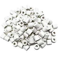 250 GR CANNOLICCHI IN VETRO SINTETIZZATO CON CALZA PER ACQUARIO CERAMICA ATTIVA