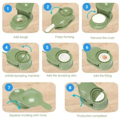 2 IN 1 STAMPO PER GNOCCHI RAVIOLI RIPIENI STAMPO PER PASTA FATTA A MANO