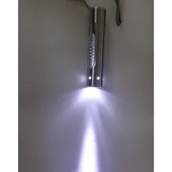 2 IN 1 TORCIA LED + ACCENDINO ANTIVENTO USB SENZA FIAMMA NO GAS RICARICABILE