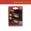 2 LAMPADINE LAMPADE RICAMBIO PER LUCI INTERNI AUTO 36MM LED 6000K 3W 12V C-6292