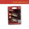 2 LAMPADINE LAMPADE RICAMBIO LUCI INTERNE AUTO 41 MM LED 6000K 3 WATT 12V C-6294