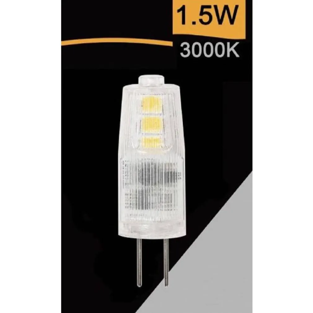 3 LAMPADINE LED G4 AC/DC12V 1.5W 150LM LUCE 3000K 4000K 6500K SPARDC-G4-1.5W-001