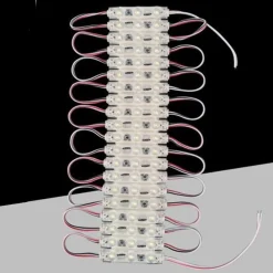 20 MODULI LED SMD 2835 3 LED 1,2W STRISCIA ILLUMINAZIONE INSEGNE VARI TONI LUCE ABT-2835