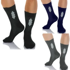 12 PAIA CALZINI UOMO MEZZA GAMBA ROMBI TINTA UNITA IN COTONE TAGLIA DA 40 A 46