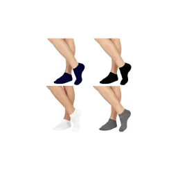 12 PAIA DI CALZINI UOMO COLLO BASSO COMODI IN 4 COLORAZIONI DAL 40 AL 46 AT007