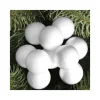 50 PALLINE DI POLISTIROLO CONFEZIONE PALLA NATALIZIA 6CM DECORAZIONI NATALIZIE