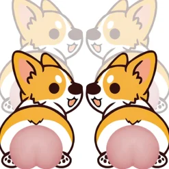 4 PARACOLPI IN SILICONE STICKERS ADESIVI PER AUTO SPECCHIETTI A FORMA DI CULO