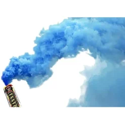 2 PEZZI FUMOGENI DA STADIO FESTE FORZA NAPOLI TERZO SCUDETTO BIANCO AZZURRO 65 S