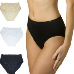 3 PEZZI GENIE PANTS SLIP MUTANDE PER DONNA MICROFIBRA ELASTICIZZATI TRASPIRANTI