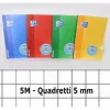 20 PEZZI QUADERNONI QUADERNONE QUADRETTI 5mm 5M SCUOLA QUADERNI QUADERNO A4