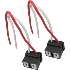 2 PORTALAMPADA SPINA FEMMINA CONNETTORE FARO LAMPADINA H7 IN CERAMICA PER AUTO