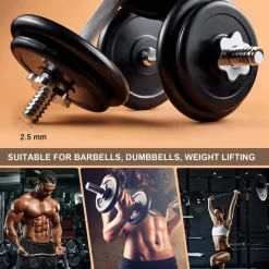 2 PZ COPPIA RICAMBI ACCESSORI PER MANUBRIO BILANCIERE MORSETTO DADO A VITE 25MM