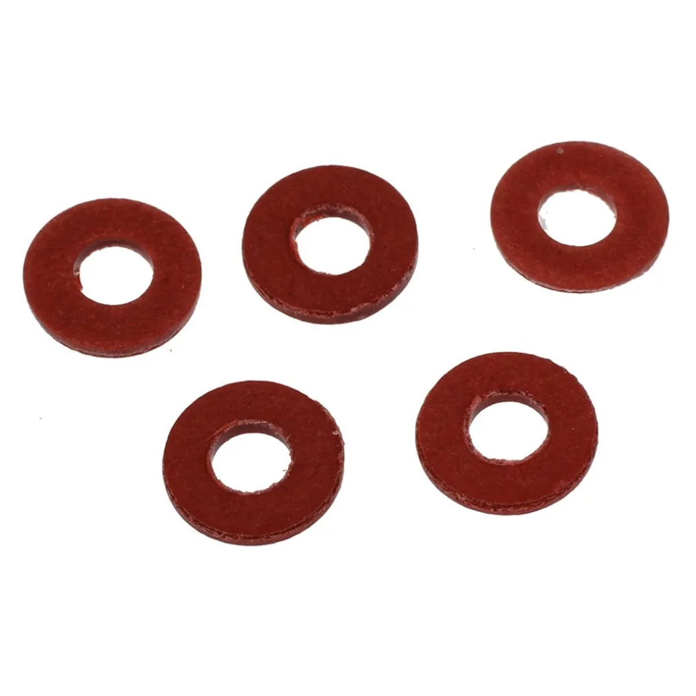 150 PZ GUARNIZIONI COMPRESSE IN FIBRA 14 MISURE DIVERSE ANELLI RONDELLE PIATTE