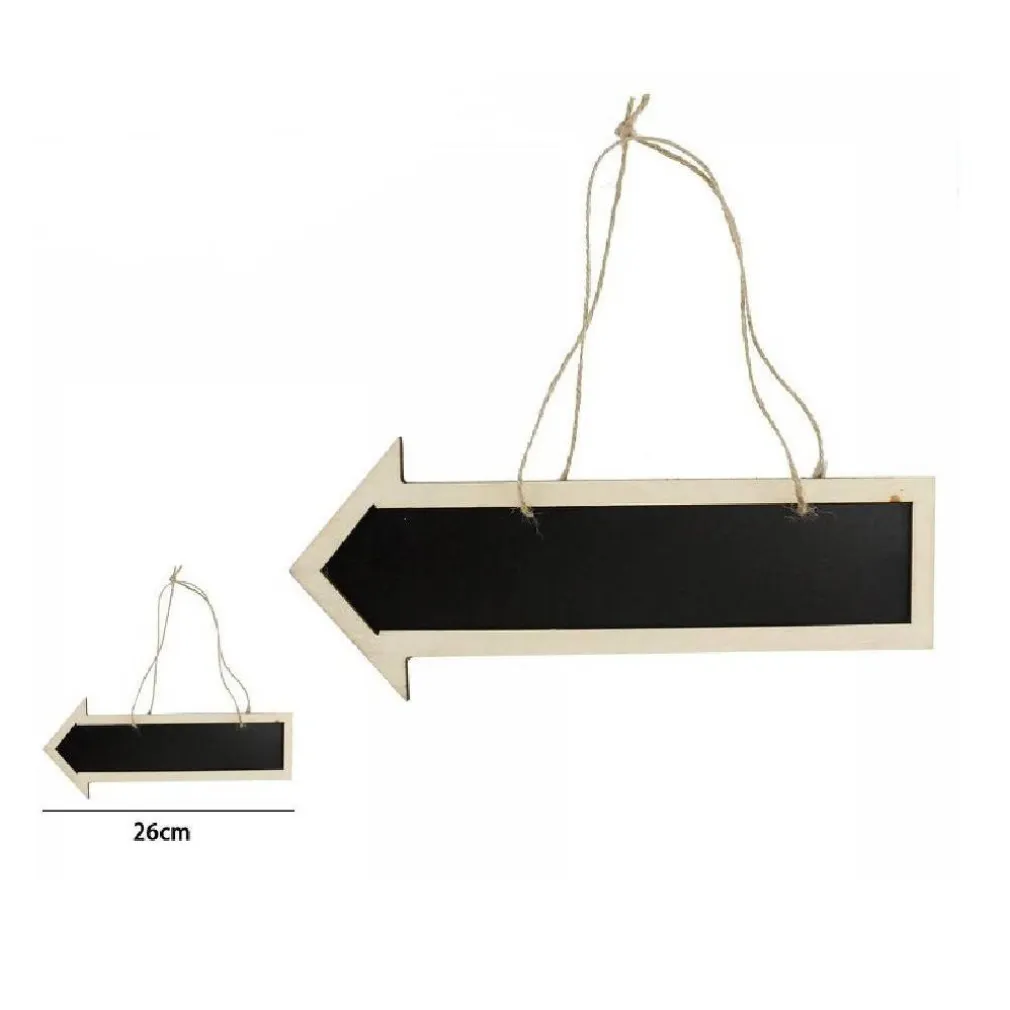 2 PZ LAVAGNA A FRECCIA DA APPENDERE LAVAGNETTA CARTELLO TARGA DIREZIONALE 53930A