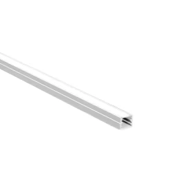 10 PZ PROFILO IN ALLUMINIO 2 MT LINEARE A PLAFONE SEZIONABILE STRISCIA LED AL-20