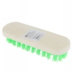 2 PZ SPAZZOLA GRANDE IN LEGNO PER PAVIMENTI PULIZIA CASA LAVAGGIO SUPERFICI 18CM