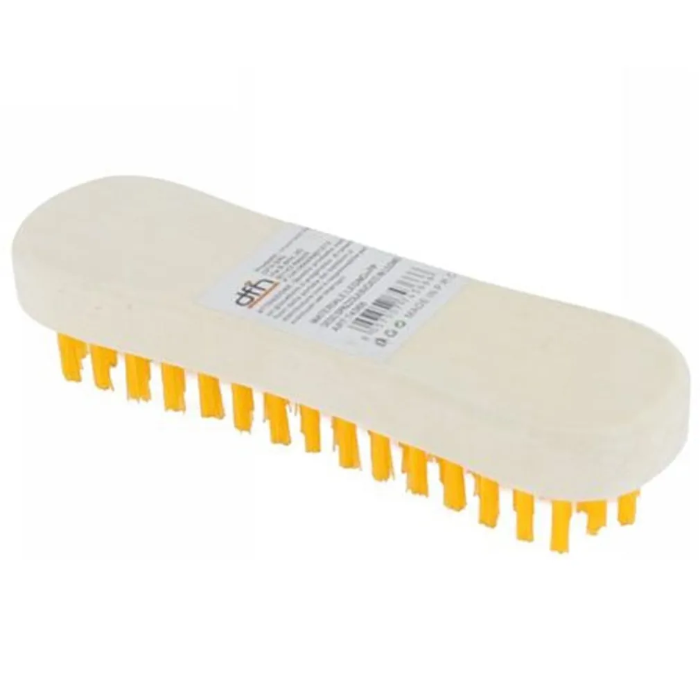 3 PZ SPAZZOLA PER INDUMENTI BUCATO SETOLE PULIZIA CASA LAVAGGIO VESTITI IN LEGNO