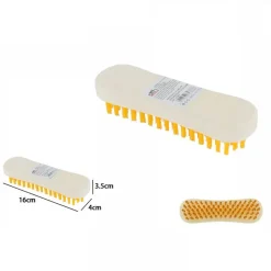 3 PZ SPAZZOLA PER INDUMENTI BUCATO SETOLE PULIZIA CASA LAVAGGIO VESTITI IN LEGNO