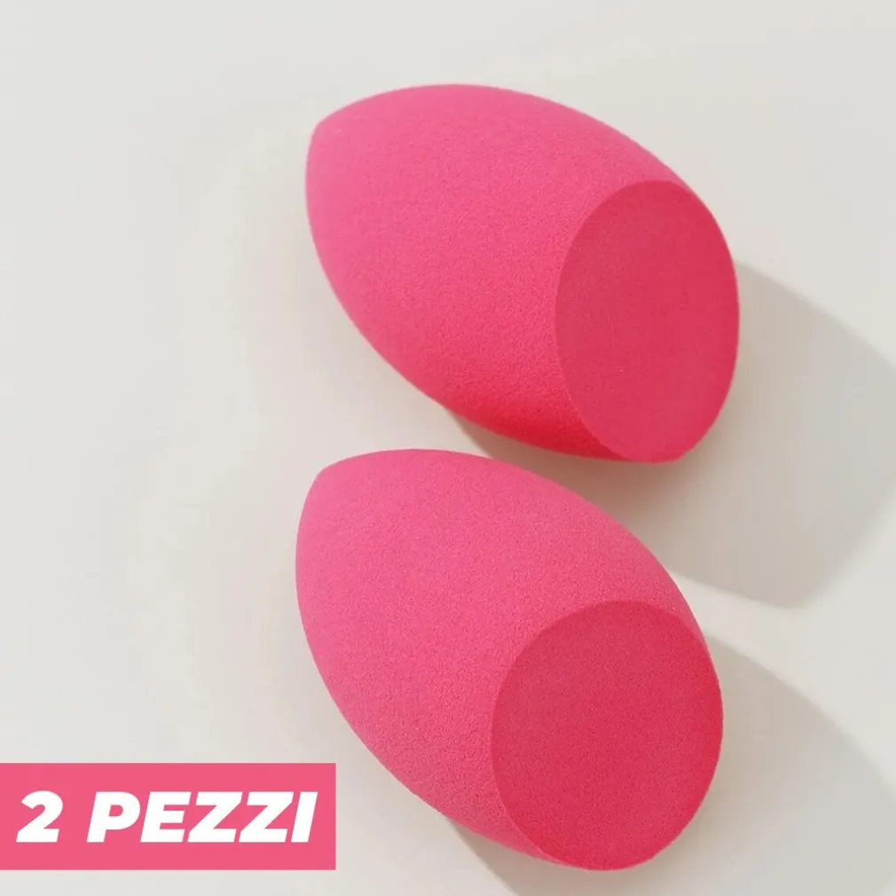 2 PZ SPUGNE CORRETTORE FONDOTINTA SFUMATURE MAKE UP SPUGNETTE CONTURING BEAUTY