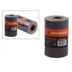 2 ROTOLI CARTA VETRATA ABRASIVA 5 METRI GRANA P80 LEVIGARE SMUSSARE