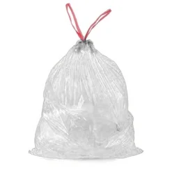 5 ROTOLI SACCHETTI BUSTE SPAZZATURA PROFUMATI 30LT 50X60 CON MANICI BIANCO 100PZ