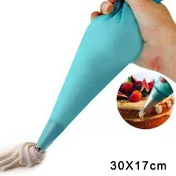 2 SACCAPOCHE RIUTILIZZABILE SACCA PASTICCERE SAC A POCHE CAKE DESIGN 30 X 17 CM