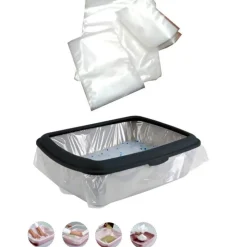 18 SACCHETTI DI RICAMBIO USA E GETTA PER CASSETTA LETTIERA BUSTINE IGIENICI