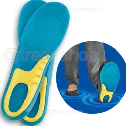 2 SOLETTE ACTIVGEL MASSAGGIANTI PLANTARE SILICONE SUPPORTO SCARPE UOMO 42 - 48