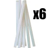 6 X COLLA A CALDO BASTONCINI STICK 20 CM MULTIUSO PISTOLA TERMOCOLLANTE
