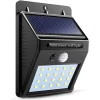 2 X FARO SOLARE DA ESTERNO FARETTO FOTOVOLTAICO + SENSORE LAMPADA LED