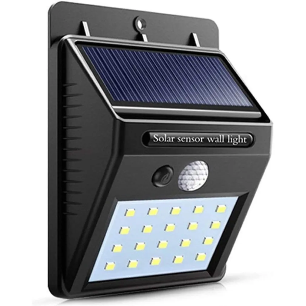 2 X FARO SOLARE DA ESTERNO FARETTO FOTOVOLTAICO + SENSORE LAMPADA LED
