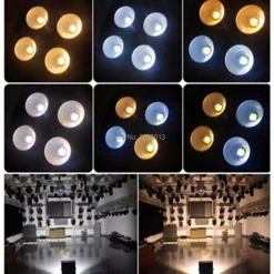 ACCECATORE LED 4 X 50 W BIANCO CALDO + NATURALE BLINDER DMX COLOR CHANGE STROBO