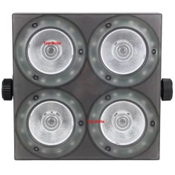 ACCECATORE LED 4 X 50 W RGB MULTICOLORE BLINDER CONTROL DMX COLOR CHANGE STROBO