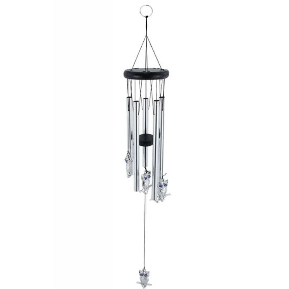 ACCHIAPPASOGNI DECORAZIONE CHAKRA GUFI CAMPANELLI VENTO EOLICI IN ARGENTO 65 CM