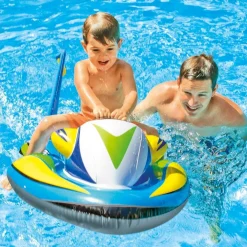 ACQUASCOOTER CAVALCABILE GIOCO GONFIABILE BAMBINI 117 X 77 CM MARE PISCINA