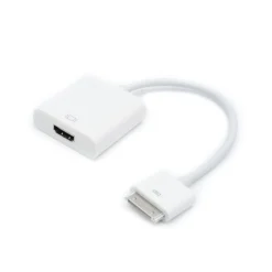 ADATTATORE CAVO DOCK HDMI PER IPHONE IPAD SCHERMO FILM MIRROR TV TELEVISIONE