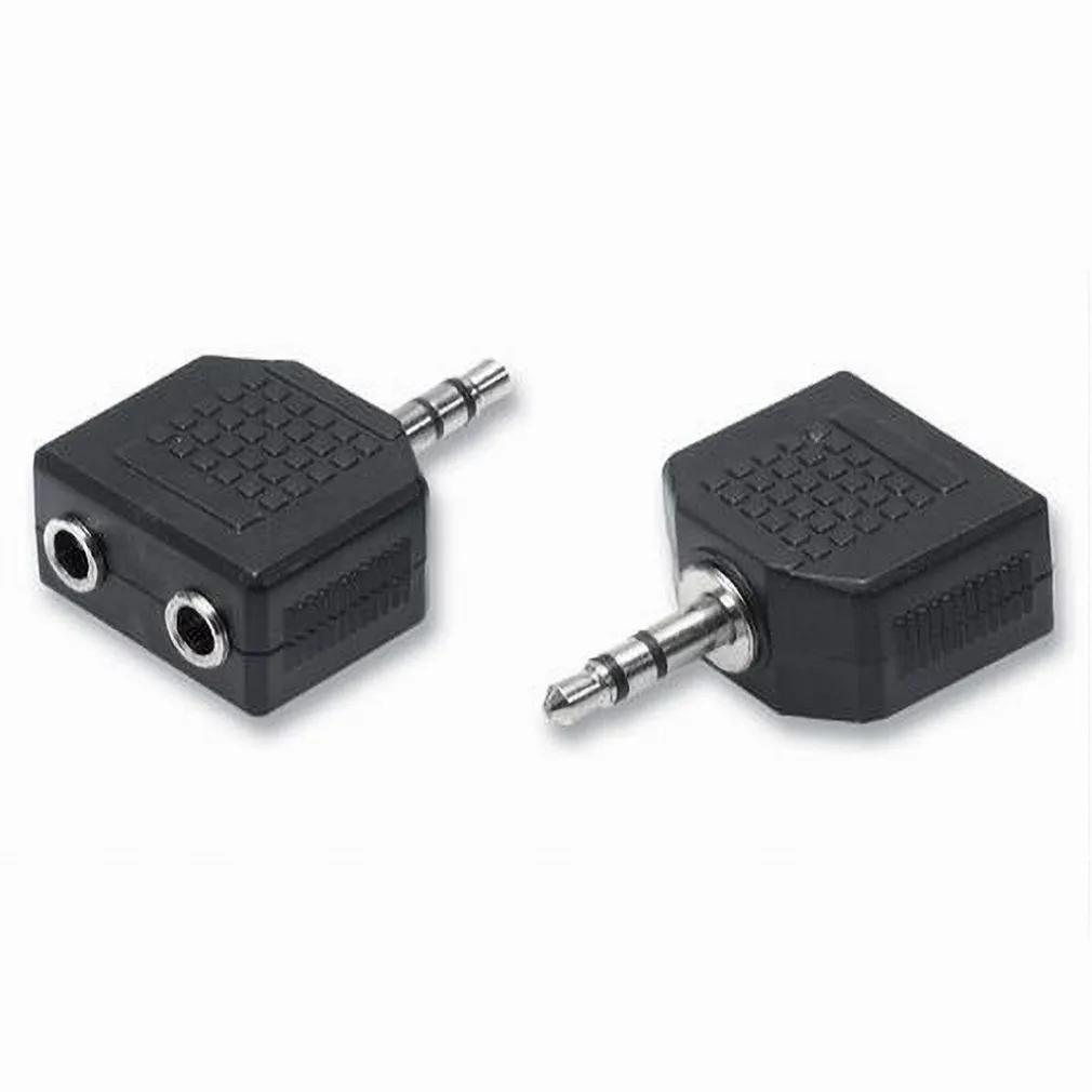 ADATTATORE CONNETTORE CAVO JACK 3.5 AUDIO STEREO CUFFIE IPOD MP3 MAXTECH C-014