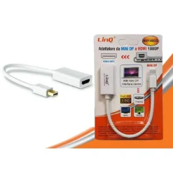 ADATTATORE CONVERTITORE CAVO DA MINI DISPLAYPORT (MINI DP) A HDMI 1080P MDP-HD223