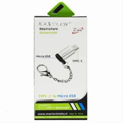 ADATTATORE CONVERTITORE DA TYPE-C A MICRO USB UNIVERSALE 5PIN SMARTPHONE TC-5PIN